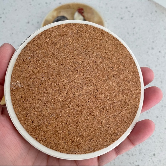 ROOSTER Coasters Set of 3 Farmhouse Country Living - Picture 3 of 4